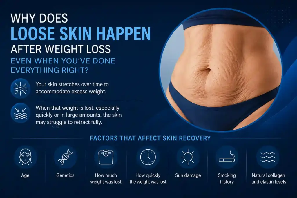 Why Does Loose Skin Happen After Weight Loss Even When You’ve Done Everything Right Cirencester?